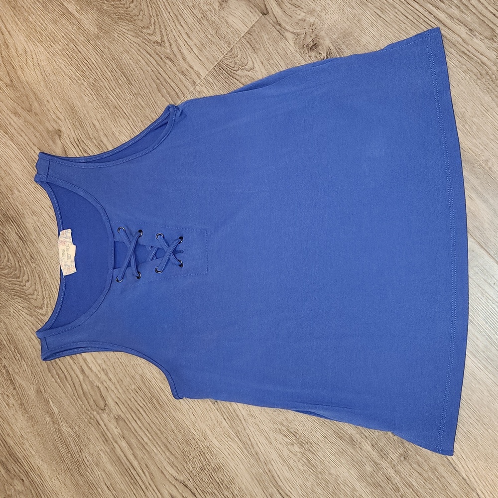 Pink Republic Tank Top Blue Size Small
